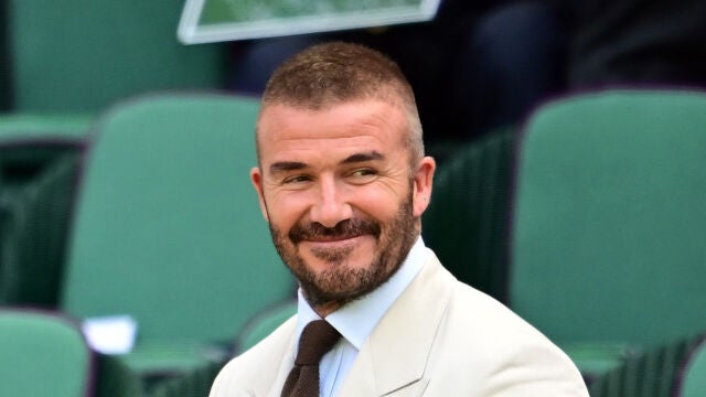 David Beckham en Wimbledon