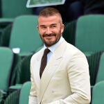 David Beckham en Wimbledon