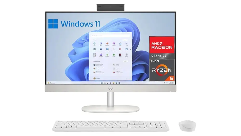 Este PC todo en uno viene con Windows 11 Home preinstalado