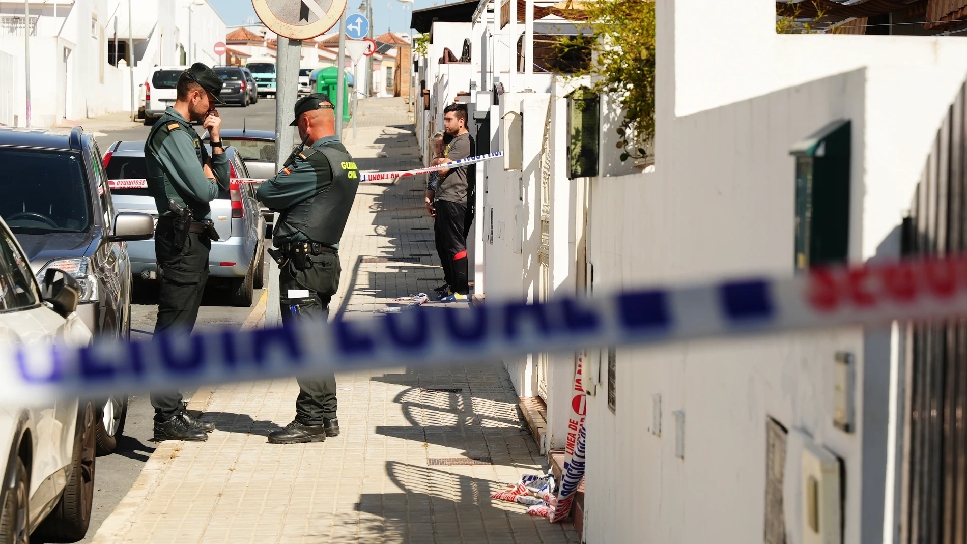 Imagen del lugar donde se produjo el asesinato de Cartaya