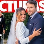 Marta López y Alejandro Huerta en su boda