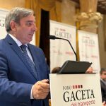 El consejero de Movilidad y Transformación Digital, José Luis Sanz Merino, durante la jornada