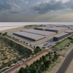 Recreación de la ampliación del Parque Empresarial de Elche (Alicante)