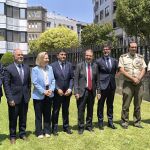 Autoridades asistentes al acto de hoy. 
