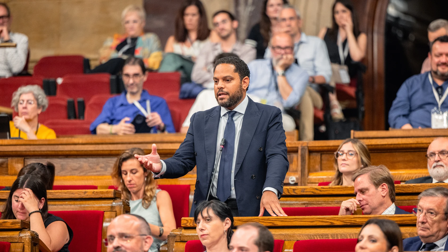 Ignacio Garriga, líder de Vox en el Parlament de Cataluña