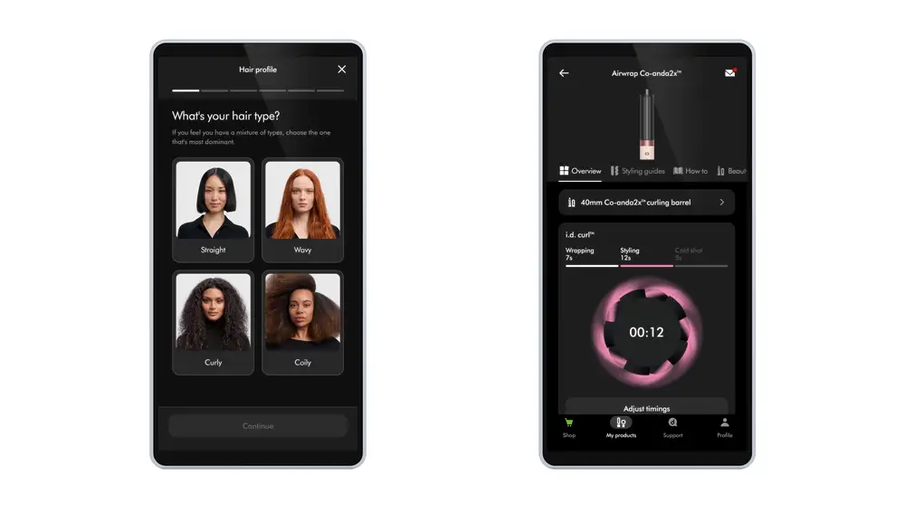 Desde la app MyDyson se pueden hacer ajustes en las funciones del dispositivo y recibir recomendaciones personalizadas
