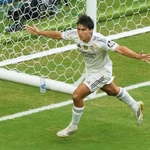 Gonzalo García celebra su gol a la Juventus en el Mundial de Clubes
