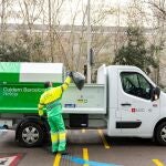 Trabajador de la empresa de limpieza en Barcelona
