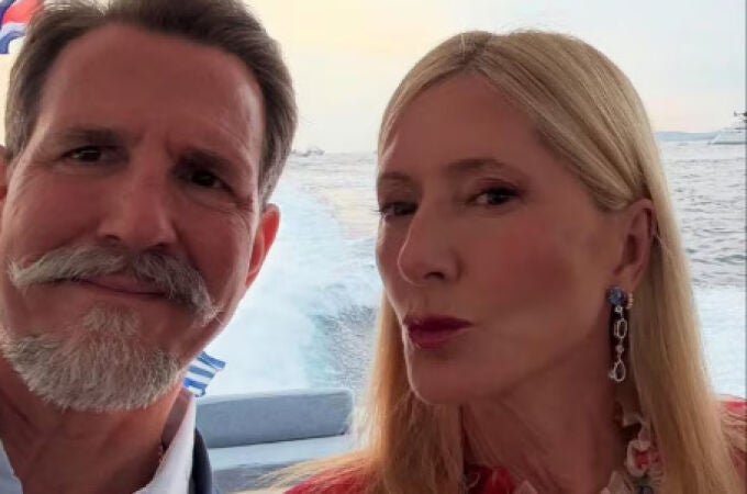 Pablo y Marie Chantal de Grecia