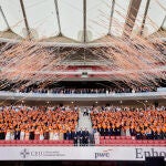 La graduación tuvo lugar en el estadio Metropolitano