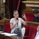 La consellera de Salud de la Generalitat, Olga Pané, en el pleno del Parlament.