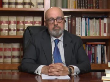 El abogado Jacobo Teijelo, durante una entrevista en el programa 'Espejo Público'.