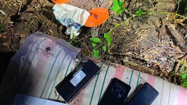 Artefactos explosivos intervenidos por la inteligencia ucraniana