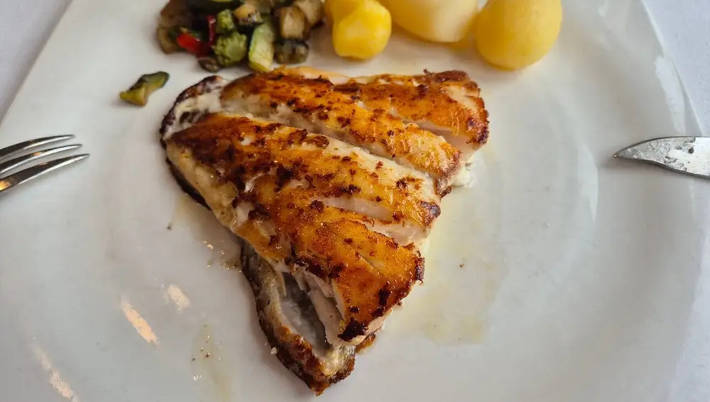 Un pescado en Casa Vicente.