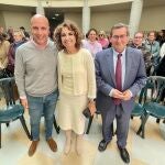 Nazario Montes, María Jesús Montero y José Entrena, en una imagen de archivo