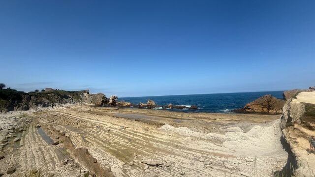 Playa de la Arnía, en Cantabria