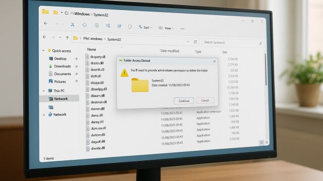 La carpeta que nunca debes borrar de Windows: esto es lo que pasa si eliminas System32.