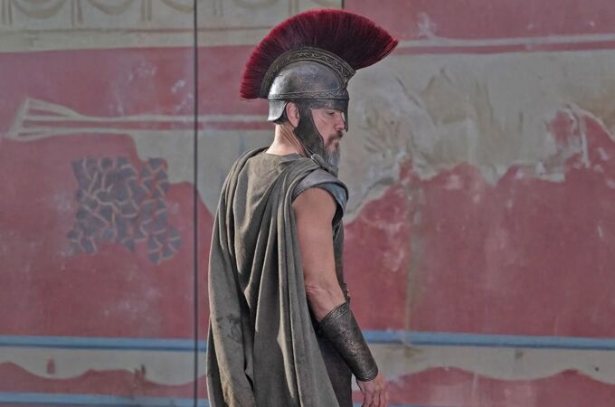 Matt Damon como Odiseo en "The Odyssey", de Christopher Nolan