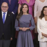 El look de la Reina Letizia para una mañana de audiencias.