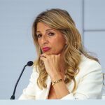 Yolanda Díaz avisa a Sánchez: "Si no da un giro con medidas, la responsabilidad de la legislatura queda en sus manos"