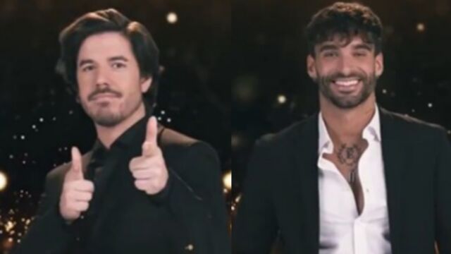 Roi Méndez y Edi Insua, concursantes de 'Bailamos Celebrity'. 