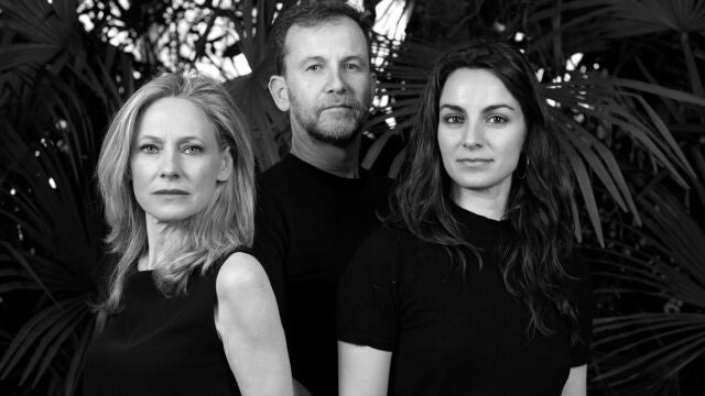 Sonia de Munck, Miguel Huertas y Silvia Acosta