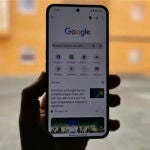 La app de Google Chrome en un smartphone Android
