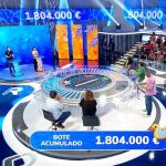 'Pasapalabra' cifra su bote en más de 1,8 millones de euros