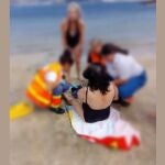 Rescatan a una bañista septuagenaria en una playa de Moaña (Pontevedra) con síntomas de embriaguez