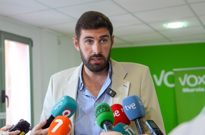 El presidente de Vox en la Región, José Ángel Antelo