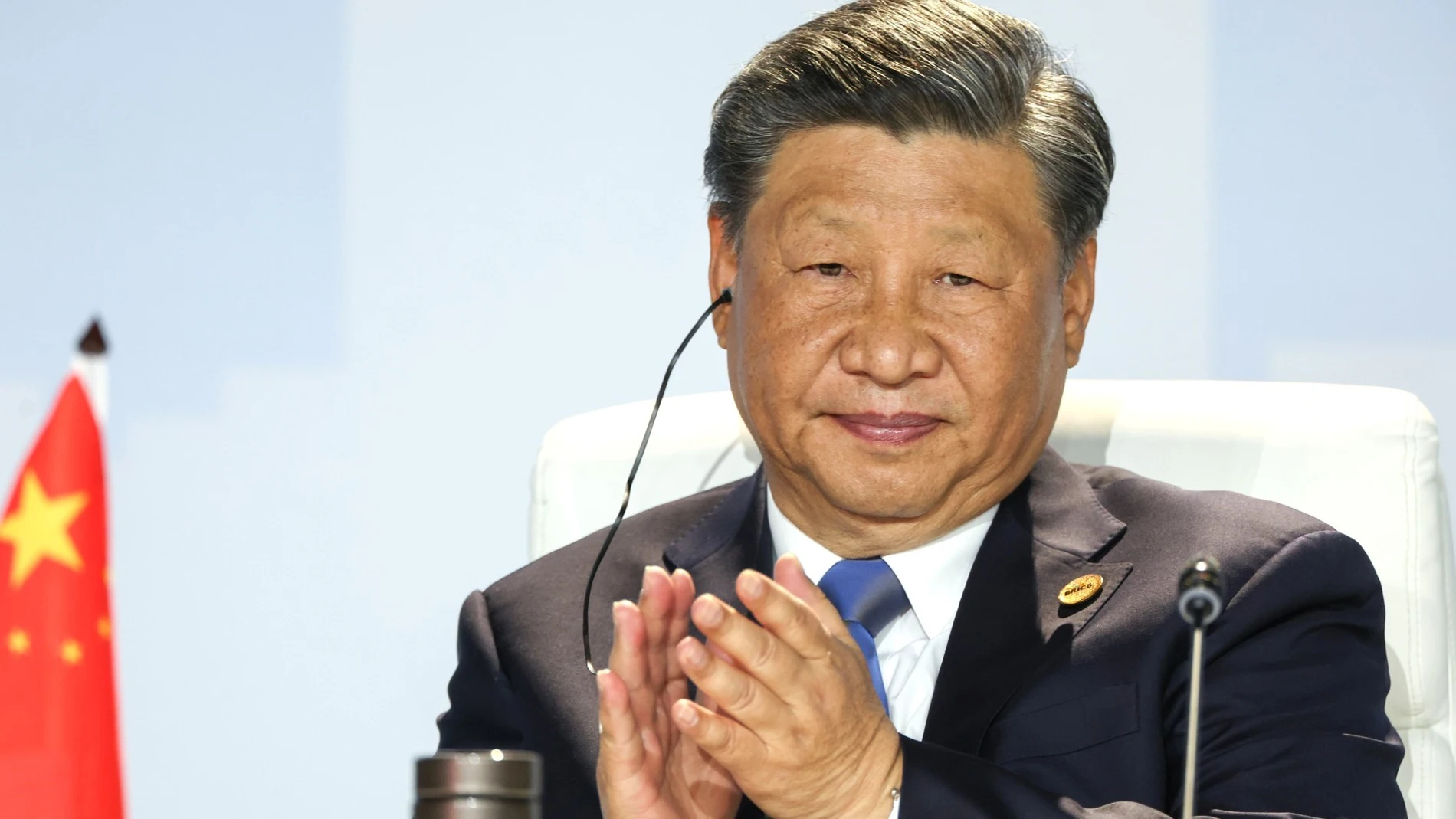 (Foto de ARCHIVO) FILED - 24 August 2023, South Africa, Johannesburg: China's President Xi Jinping attends the 15th BRICS Business Summit. Xi Jinping will not be attending the upcoming summit of the BRICS group of emerging economies, Foreign Ministry spokeswoman Mao Ning announced in Beijing on Wednesday. Photo: -/Kremlin/dpa - Nutzung nur nach vertraglicher Vereinbarung 24/08/2023 ONLY FOR USE IN SPAIN