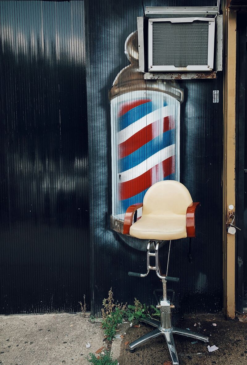 El significado de los colores del poste de las barberías