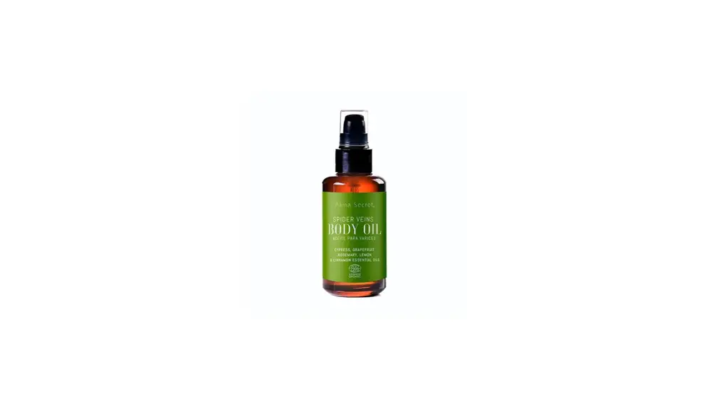 Spider veins body oil.