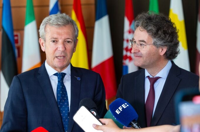Rueda, hoy, en Bruselas. 