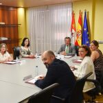 El consejero de la Presidencia, Luis Miguel González Gago, se reúne con representates de CEOE Castilla y León