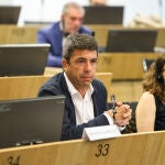 El presidente Mazón durante su intervención en el Comité de Regiones