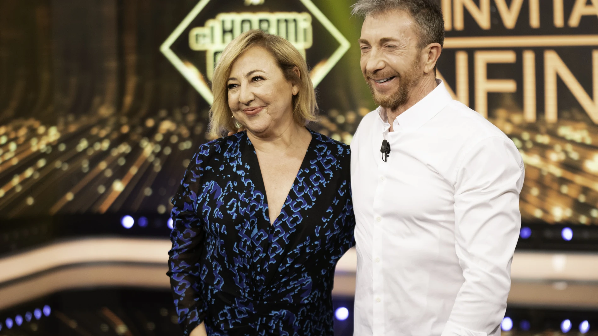 El look de Carmen Machi en 'El Hormiguero'.