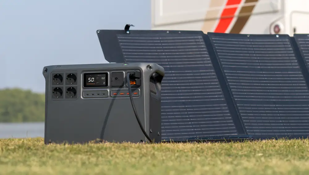 La carga con paneles solares es bastante rápida