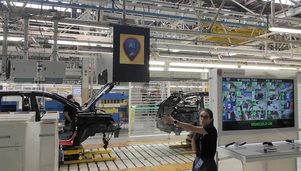 Sistema de IA en la cadena de la planta de Palencia del Grupo Renault