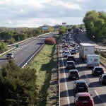 Tráfico denso en las carreteras de Castilla y León