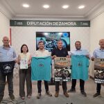 Faúndez presenta la concentración motera de Sanabria junto a Víctor López de la Parte, Miguel Ángel Martos, Ángel Ferrero Rábano, Eduardo Fernández y Laura Huertos