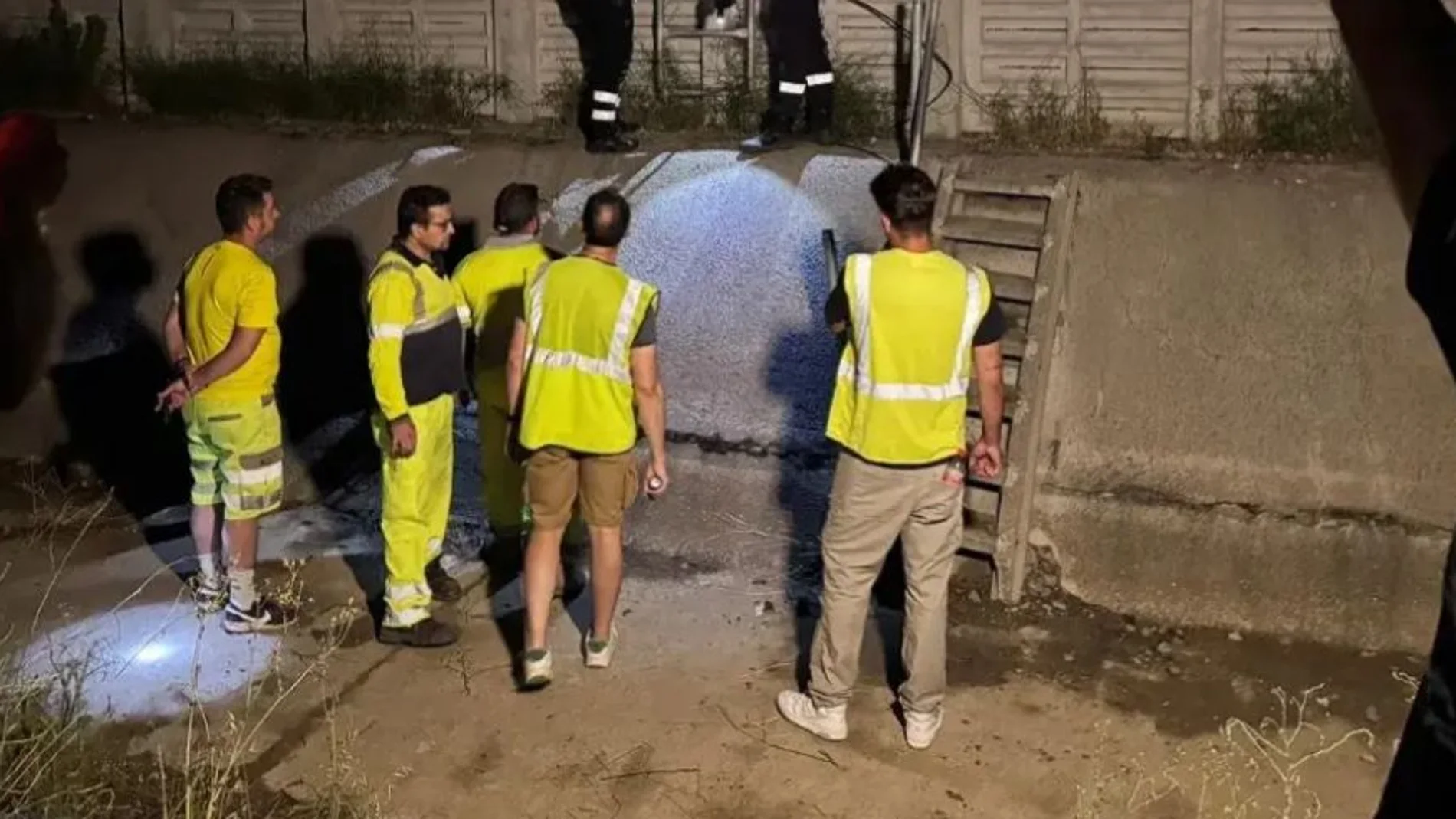 Tren parado en Pantoja el pasado lunes, 30 de junio