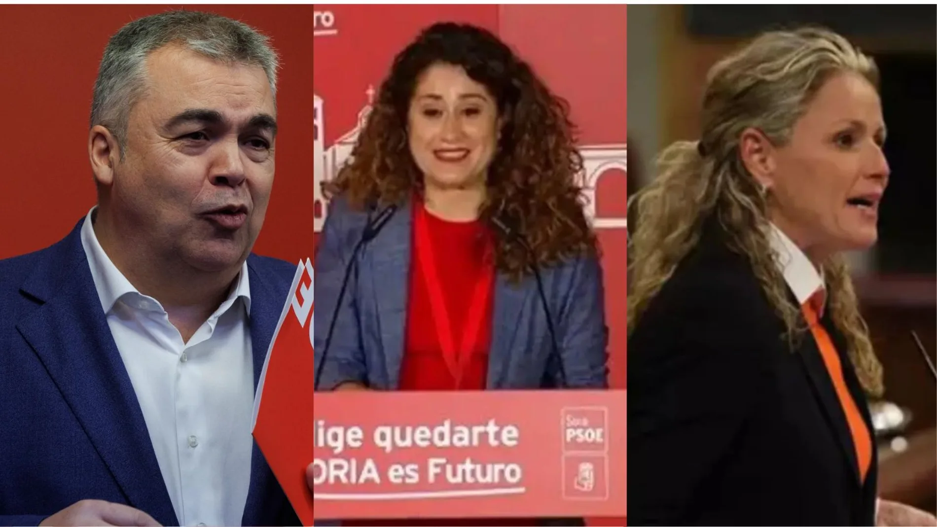 Quiénes son los candidatos para ser el numero 3 del PSOE en sustitución de Santos Cerdán