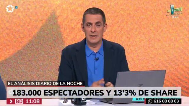 Telemadrid se apunta un récord de temporada con “El Análisis: Diario de la Noche” 
