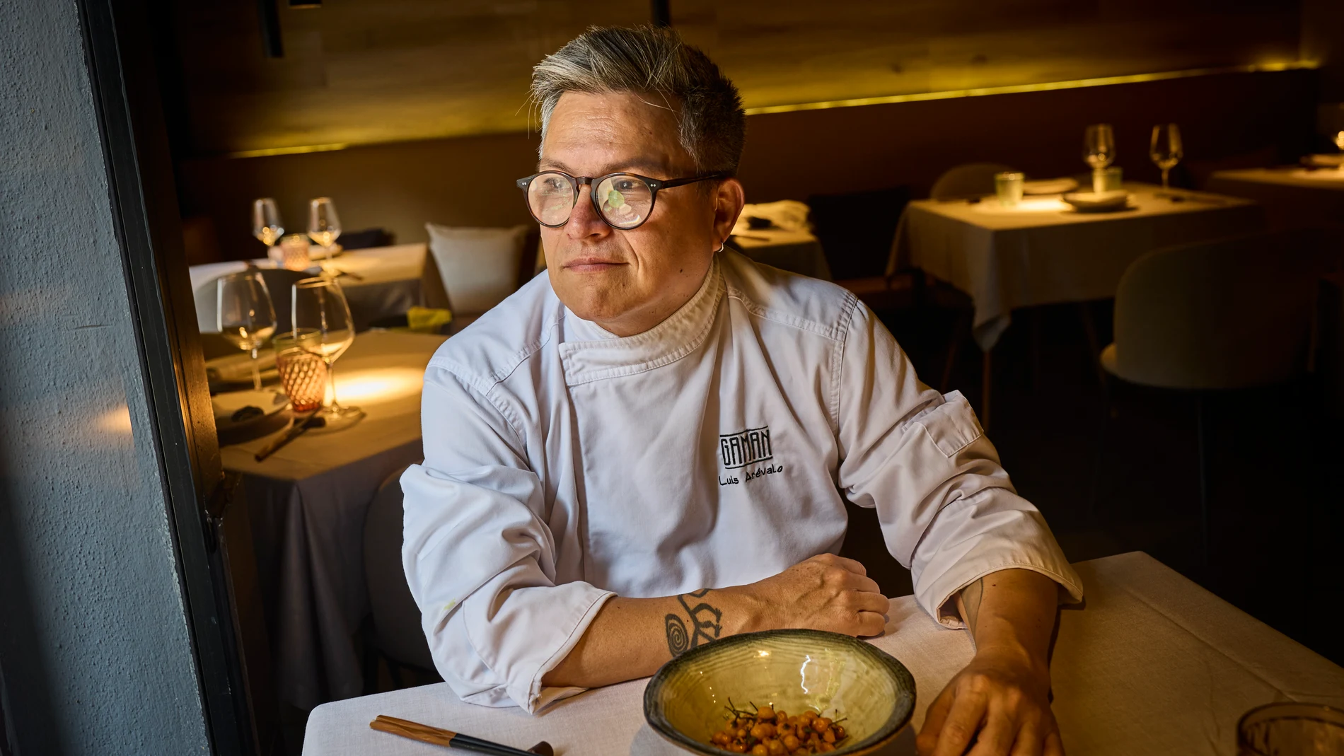 Luis Arévalo Chef del restaurante Nikkei Gaman, © Alberto R. Roldán / Diario La Razón. 03 07 2025