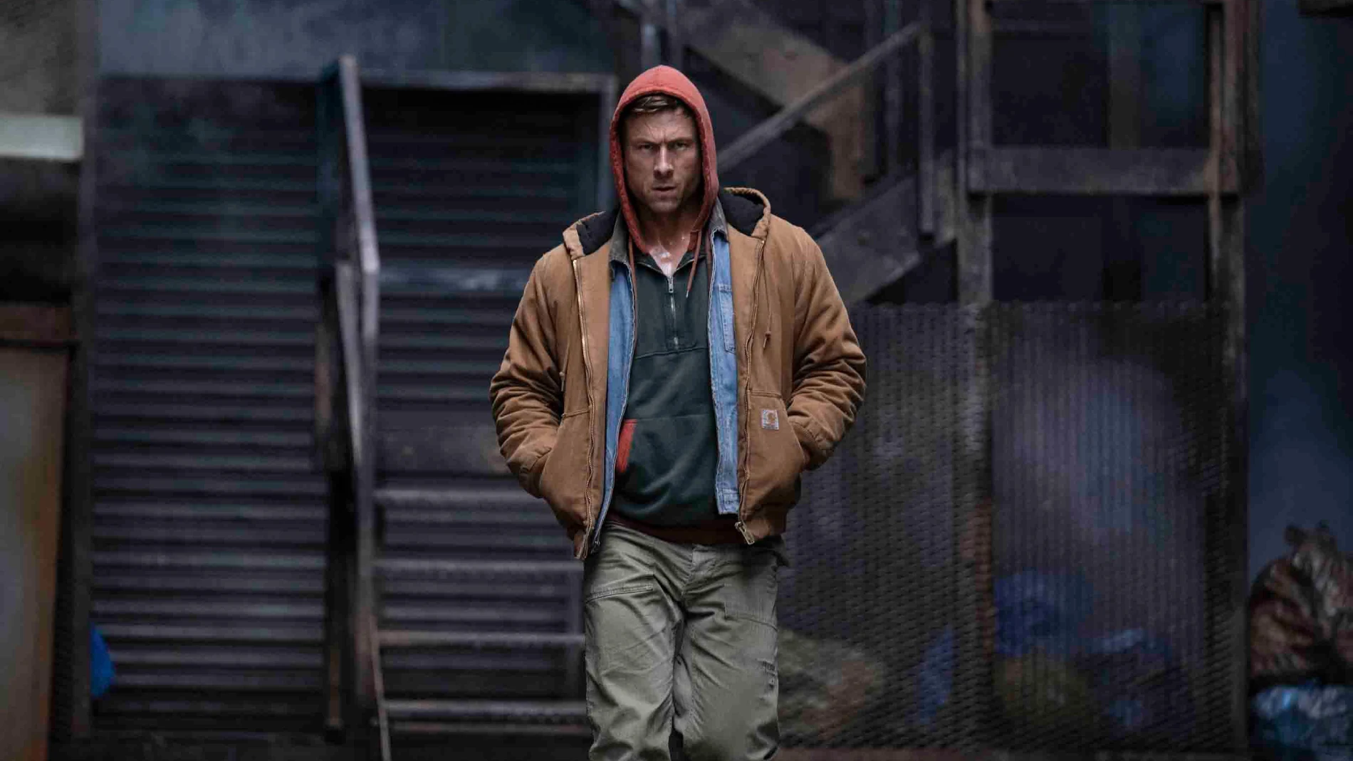 Glen Powell es el responsable de dar vida a Ben Richards en el remake de 'The Running Man'