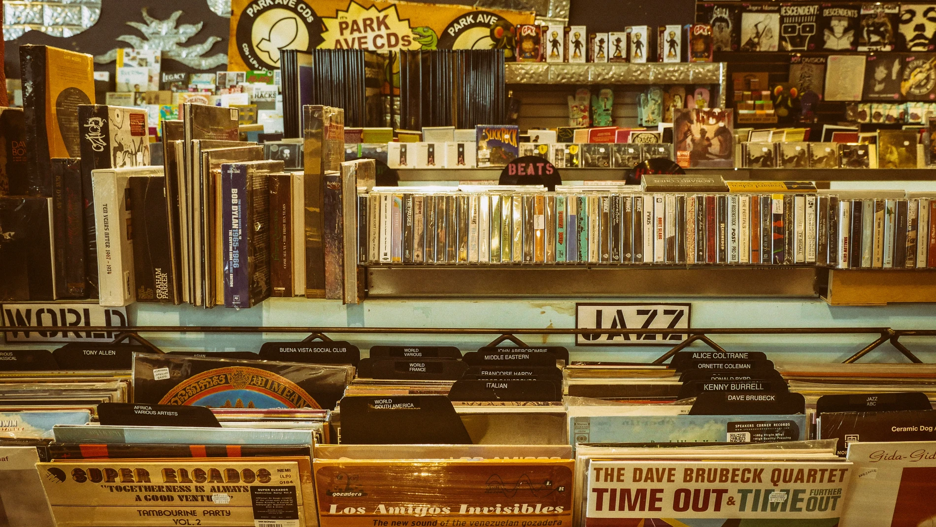Las tiendas de discos siguen teniendo un lugar importante en los Balcanes
