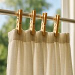 Por qué se pide a la gente que ponga una pinza en las cortinas en verano 
