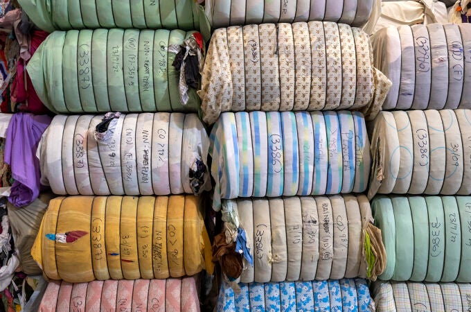 RE-VISTE reciclado textil Almacenaje textil planta tratamiento Barcelona 