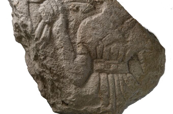  Imagen del relieve del “domador de caballos” de Los Villaricos de Mula, Murcia